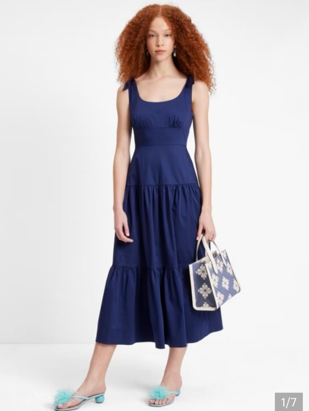 Kate Spade Scoop Neck Midi Dress Size 6